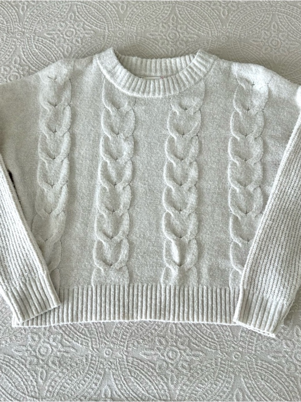 Ladies Hazel Moon Off White Sweater M